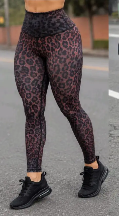 Calza Deportiva Colombiana Animal Print