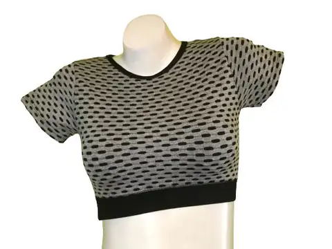 Crop Top Textu Jaspeado