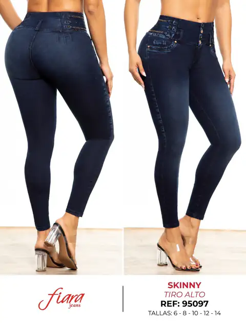 Jeans Colombiano 100% Original Fiara